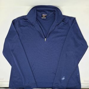 Patagonia Capilene 1/4 Zip Base Layer Shirt Pullover Blue USA Medium Women